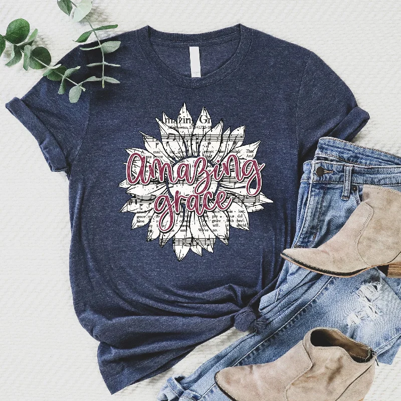 Amazing Grace Sunflower Tee