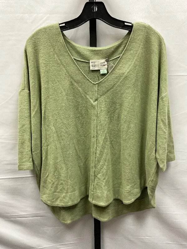 Green Top Short Sleeve Saturday/sunday, Size S