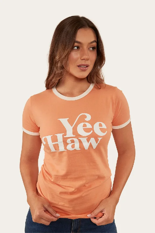 Melrose Womens Classic Fit T-Shirt - Coral