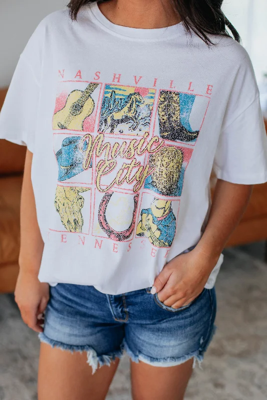 Music City Oversized Graphic Tee