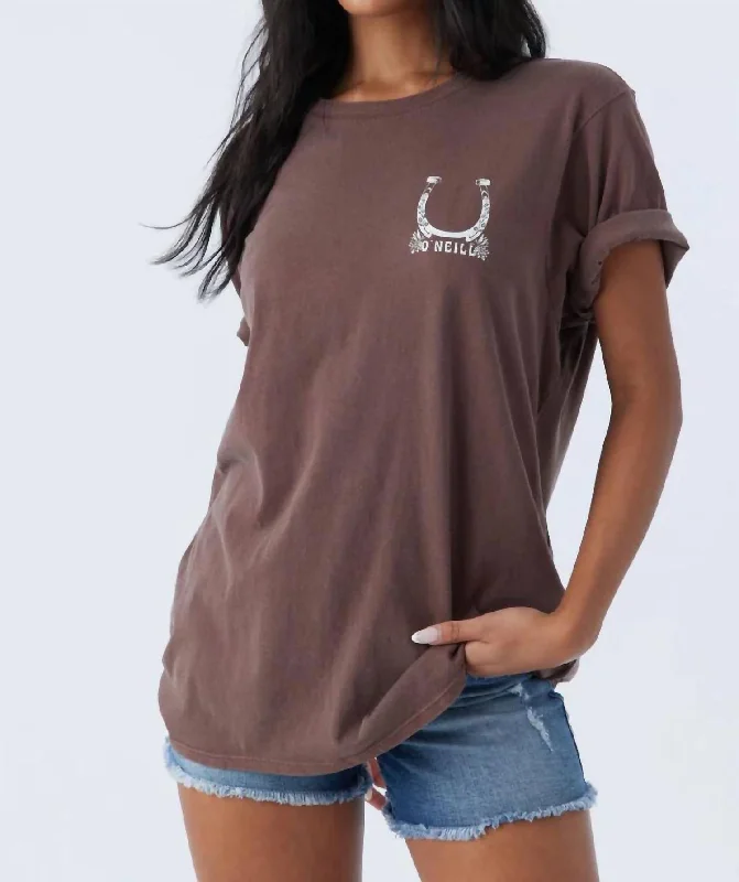 Prickly Pear Tee In Mocha