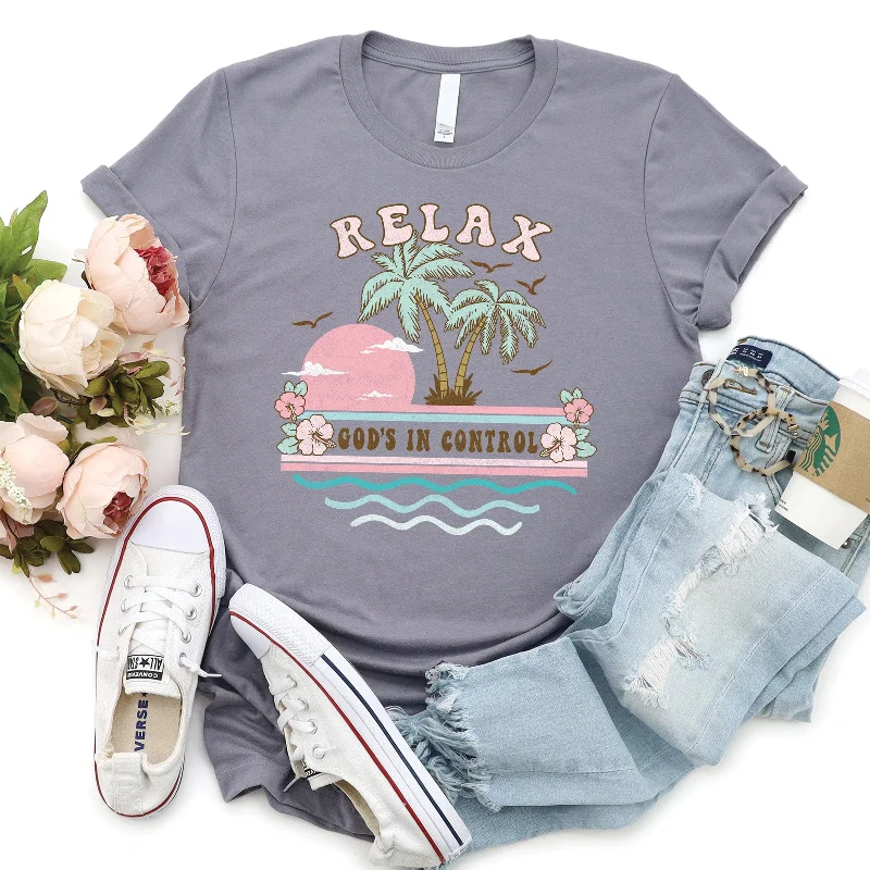 Relax God's in Control Tee