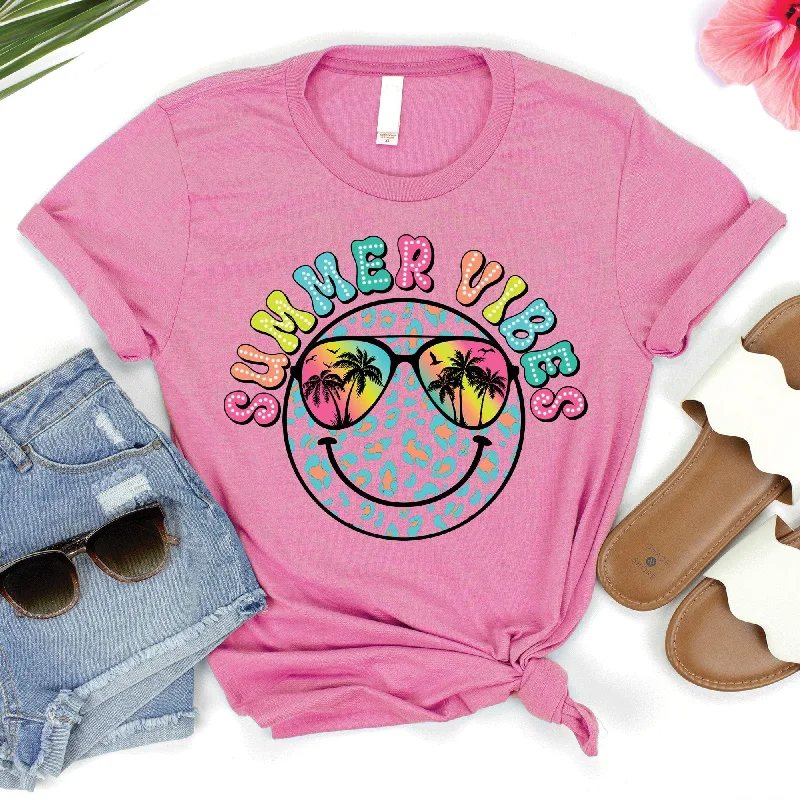 Summer Vibes Smiley Tee