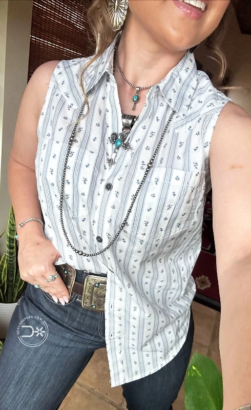 Billie Jean Button Tank ~ Ariat