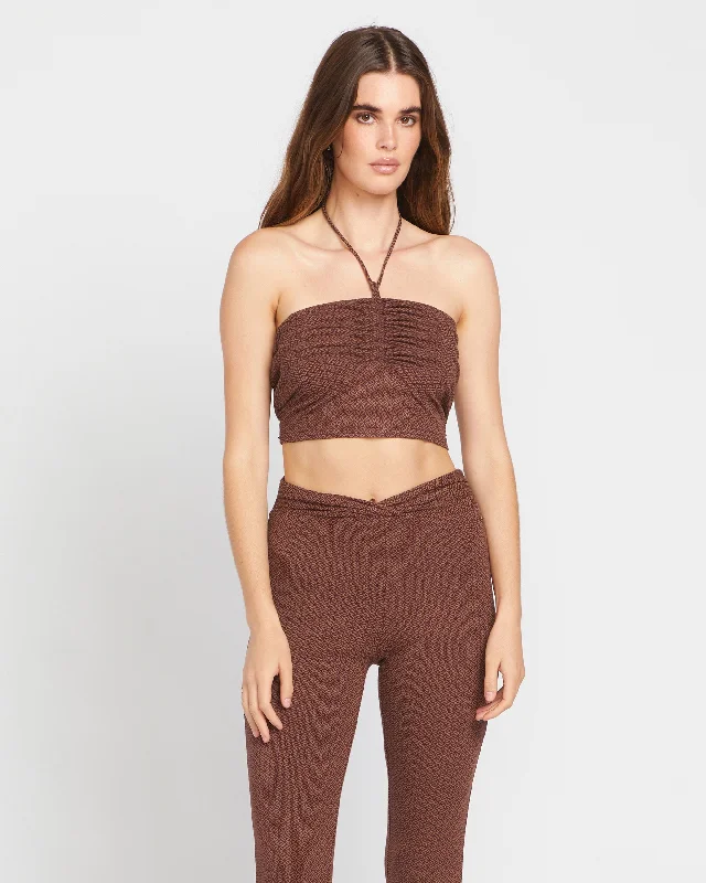 Desert Dazin Cami Top - Espresso