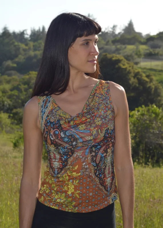 Kukui Cowl Tank - Printed - DISCONTINUED