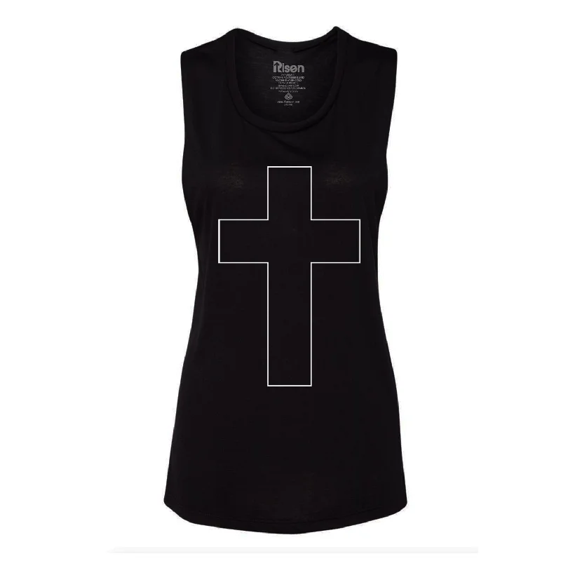 NEW Cross Flowy Muscle Tank black