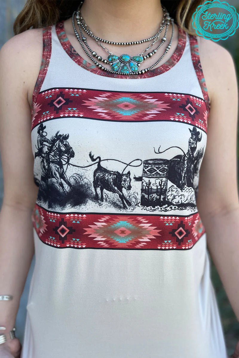 Sterling Kreek Rodeo Princess Tank Top*