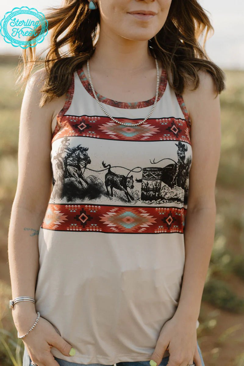 Sterling Kreek Rodeo Princess Tank Top*