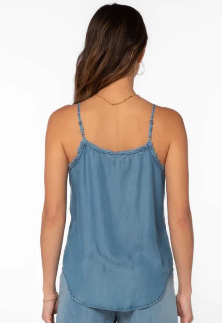 Victory Tencel Blue Tank Top