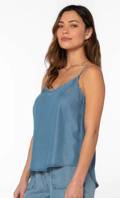 Victory Tencel Blue Tank Top