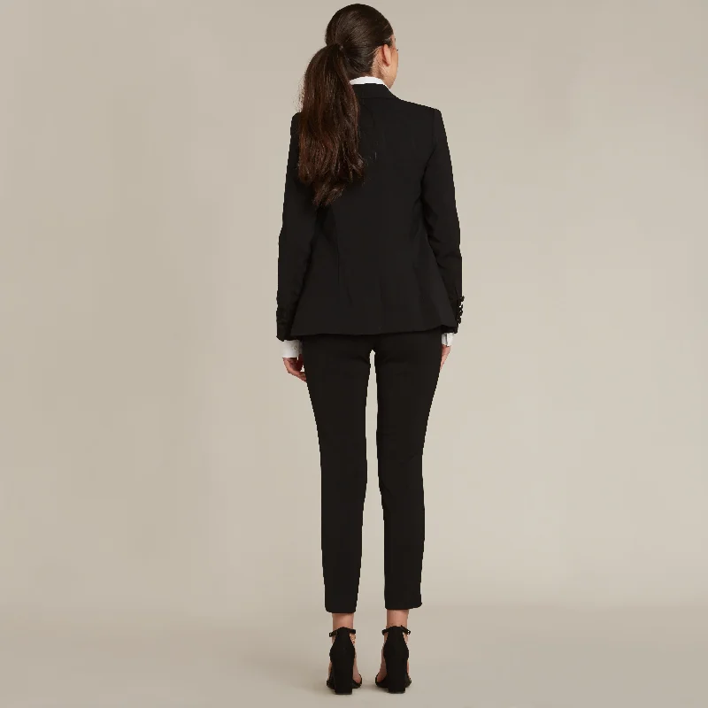 Black Peak Lapel Tuxedo Jacket