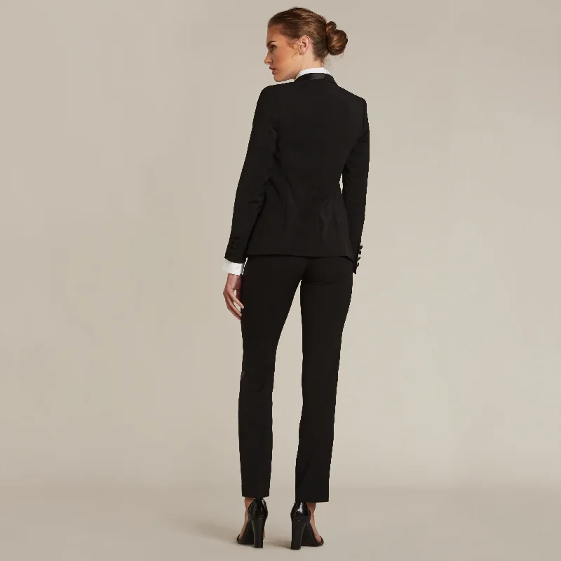 Black Shawl Collar Tuxedo Jacket