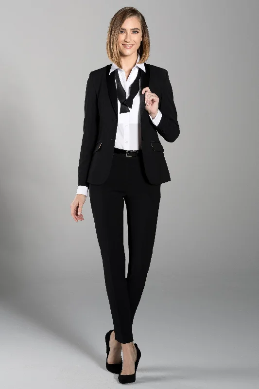 Black Shawl Collar Tuxedo Jacket