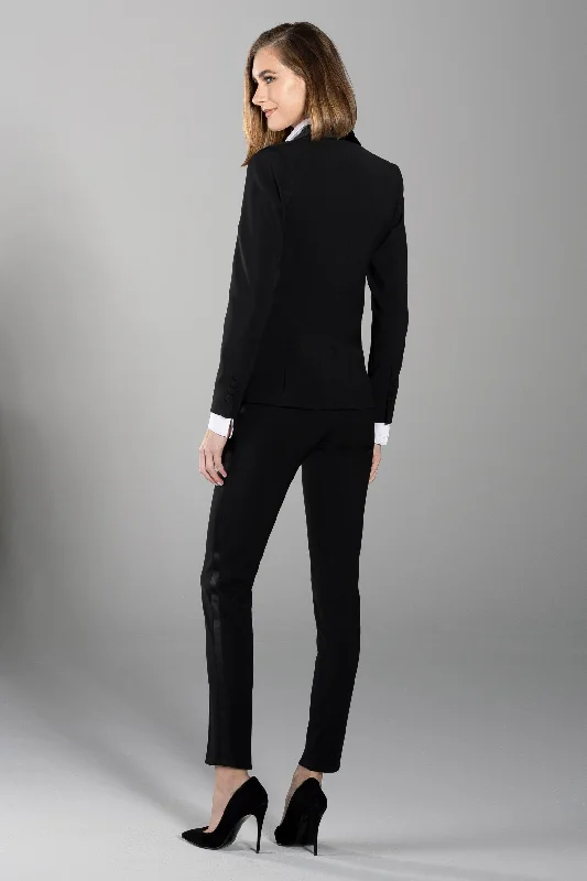 Black Shawl Collar Tuxedo Jacket