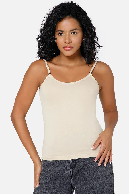 Non-Wired Non-Padded Full Coverage Intimacy Slip Camisole - IN15