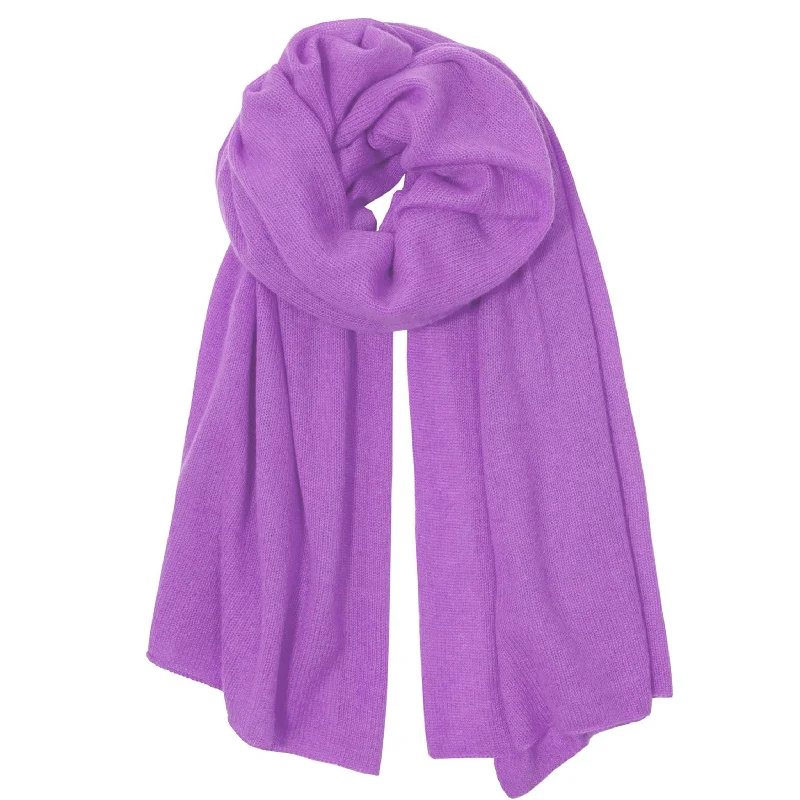 CASHMERE SCARF IN LILAC