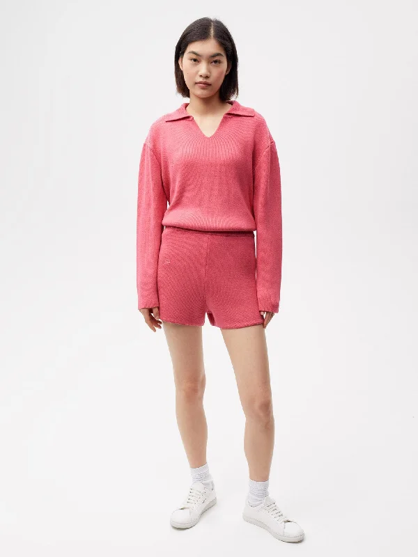 Archive Knit Shorts—lotus pink