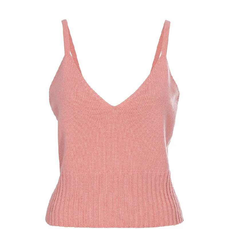 LIGHT CASHMERE TOP IN PINK