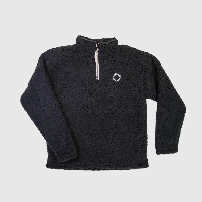 Relaxed Fit Sherpa Pullover