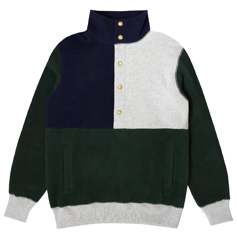 Reverse Fleece Pullover Colour Block - Unisex