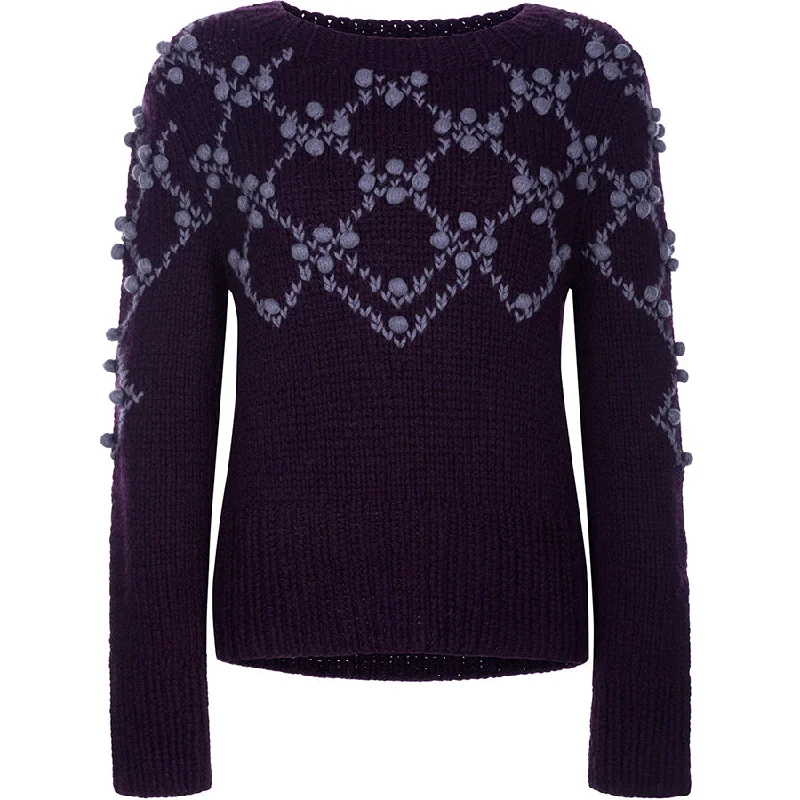 EMBROIDERED CASHMERE SWEATER 