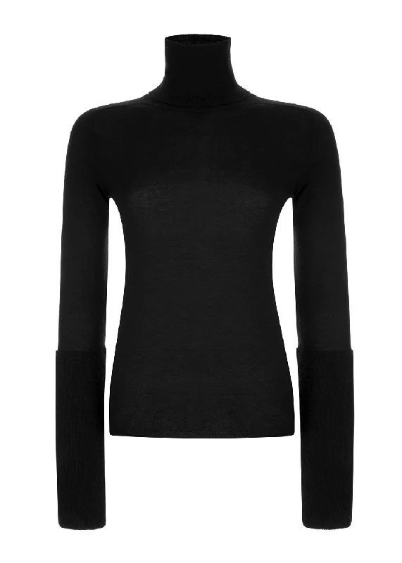 CASHMERE TURLENECK SWEATER 