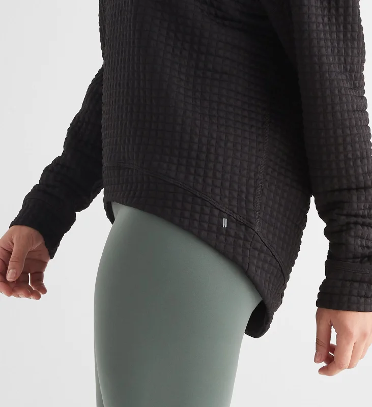 Women's Quilted Crew Pullover