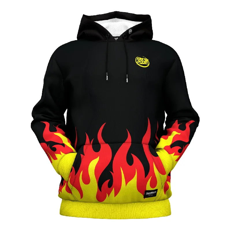 Cartoon Flame Hoodie