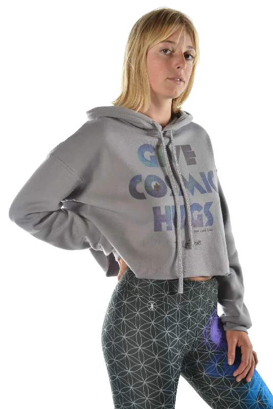 Crop Top Hoodie with 