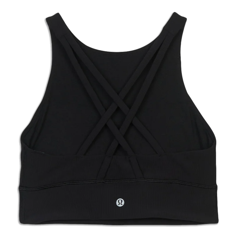 lululemon Energy High-Neck Longline Ribbed Bra - Resale