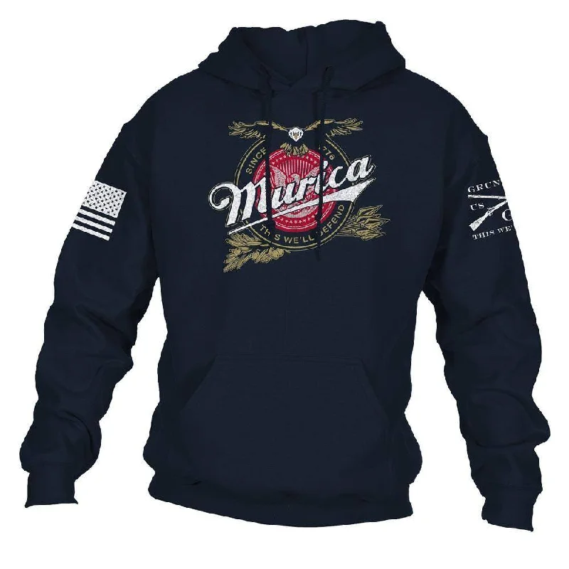 Murica Brewing Hoodie - Navy