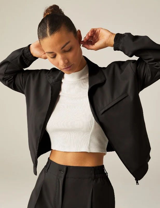 Status Pocket Sleeve Cropped Jacket