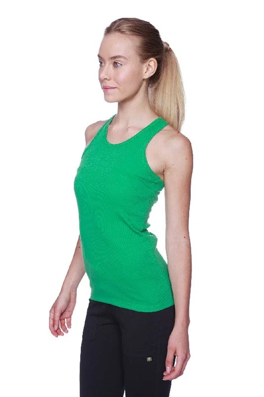 Women's All-American Racerback Tank Top (Bamboo Green)