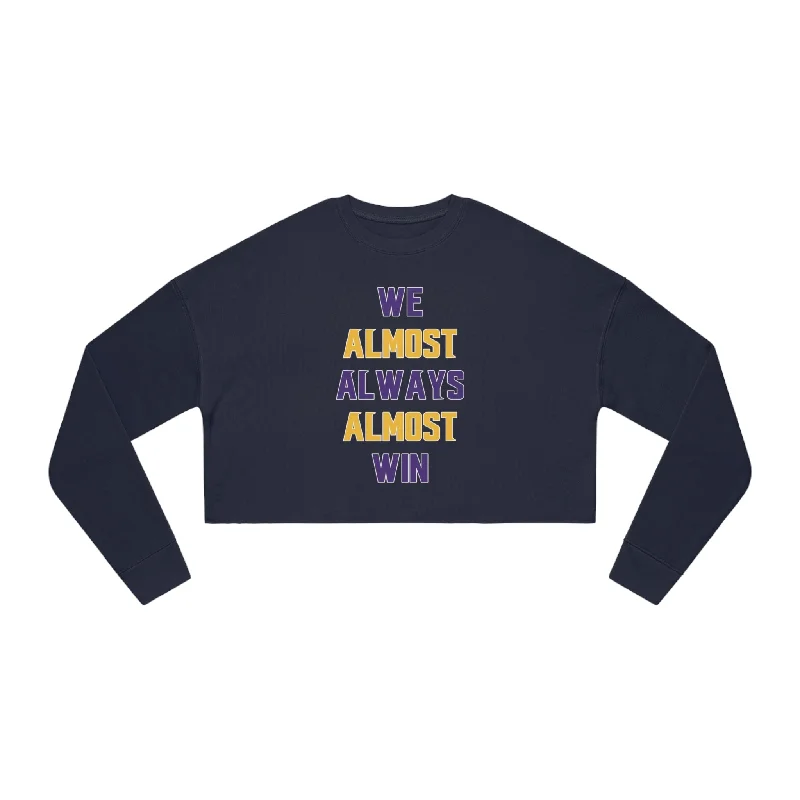 Women's Cropped Sweatshirt - ALMOST