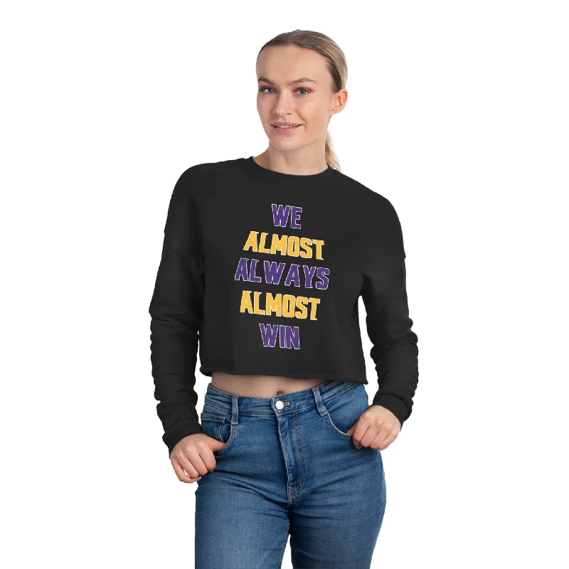 Women's Cropped Sweatshirt - ALMOST