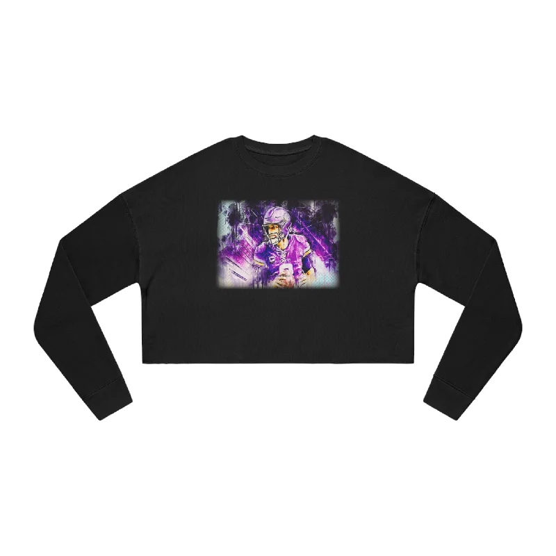 Women's Cropped Sweatshirt - Color Blast