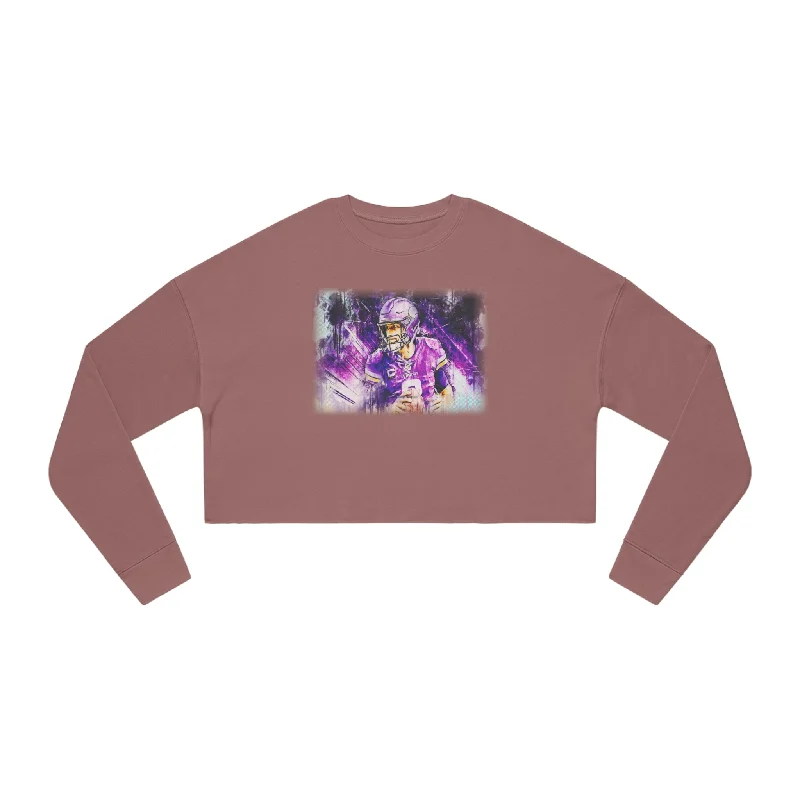 Women's Cropped Sweatshirt - Color Blast