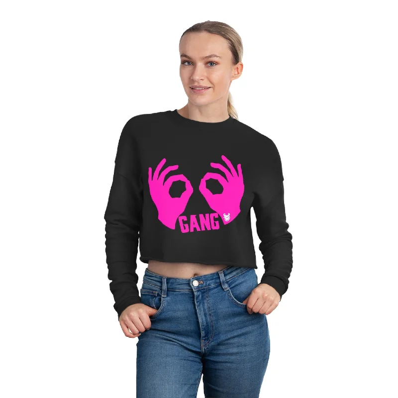 Women's Cropped Sweatshirt - Griddy Gang