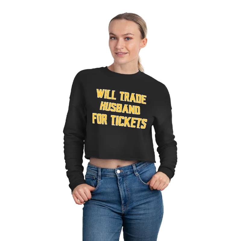 Women's Cropped Sweatshirt - Husband for Tickets