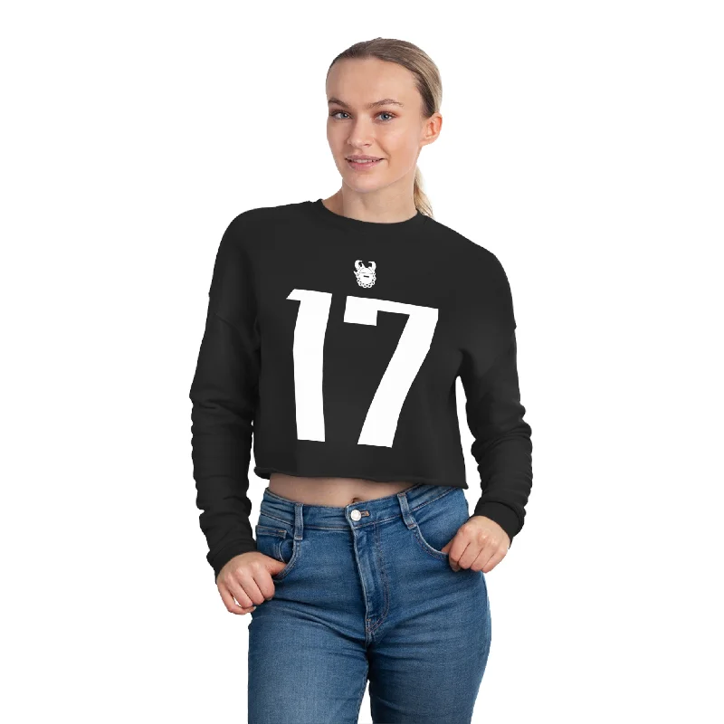 Women's Cropped Sweatshirt - Jersey #17