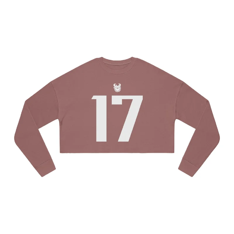 Women's Cropped Sweatshirt - Jersey #17