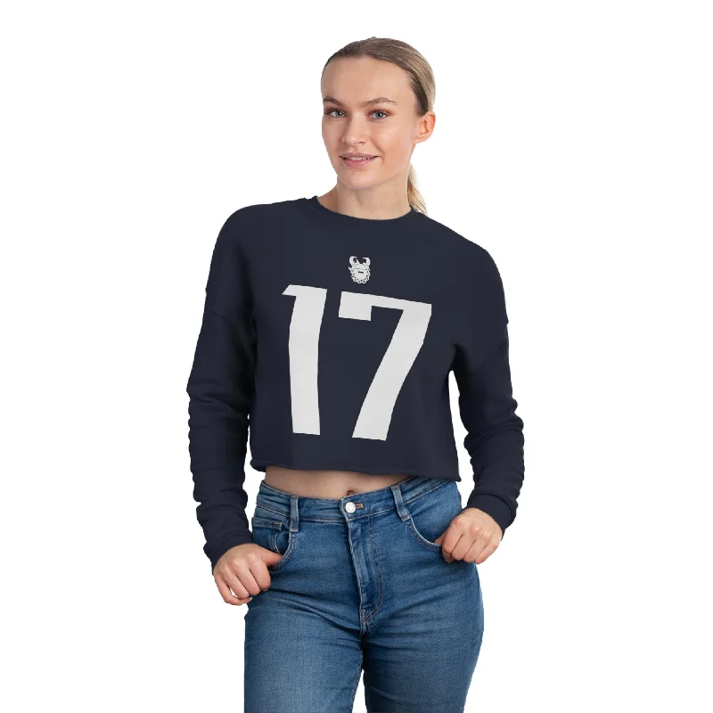 Women's Cropped Sweatshirt - Jersey #17