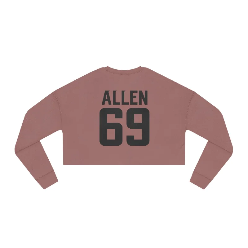 Women's Cropped Sweatshirt - Jersey #69