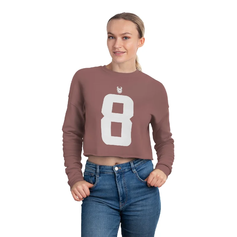 Women's Cropped Sweatshirt - Jersey #8