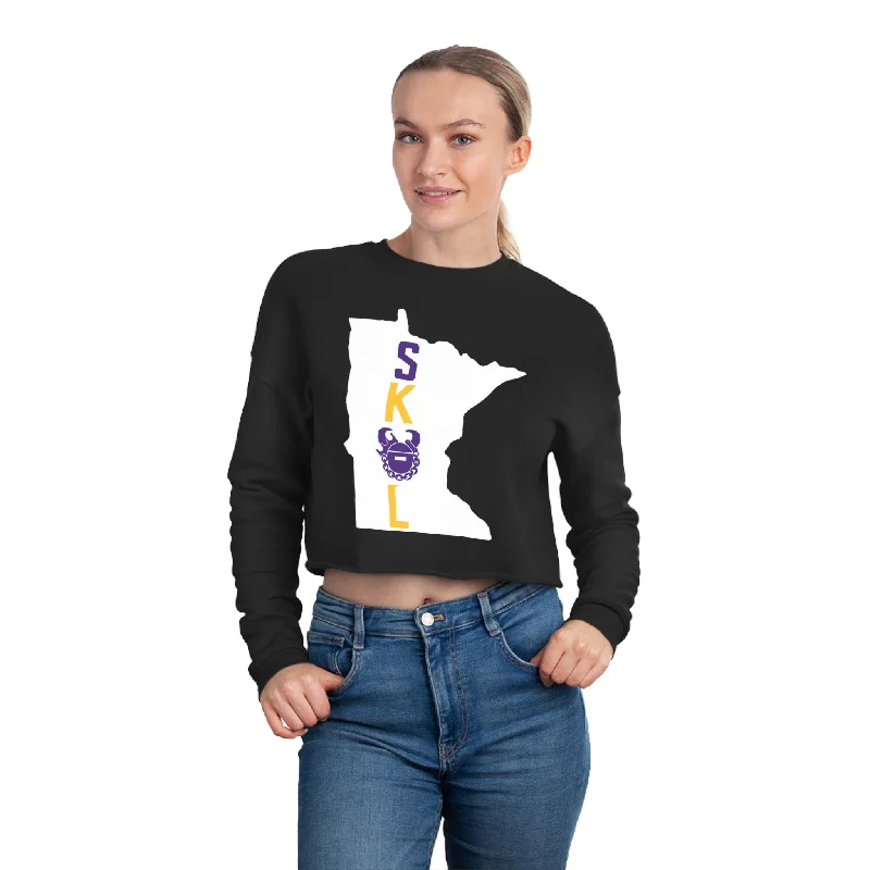 Women's Cropped Sweatshirt - Minnesota