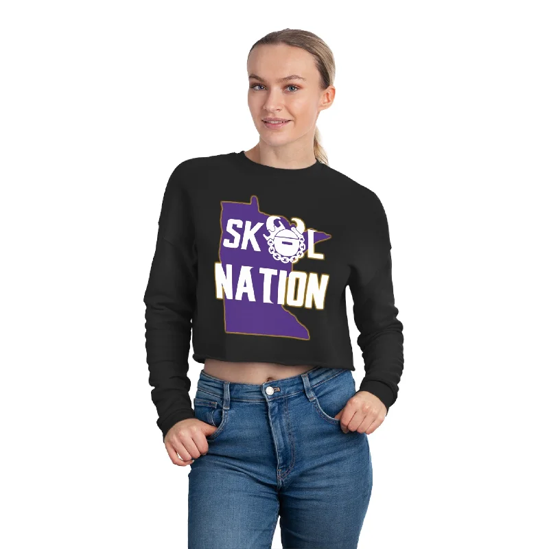 Women's Cropped Sweatshirt - MN Nation