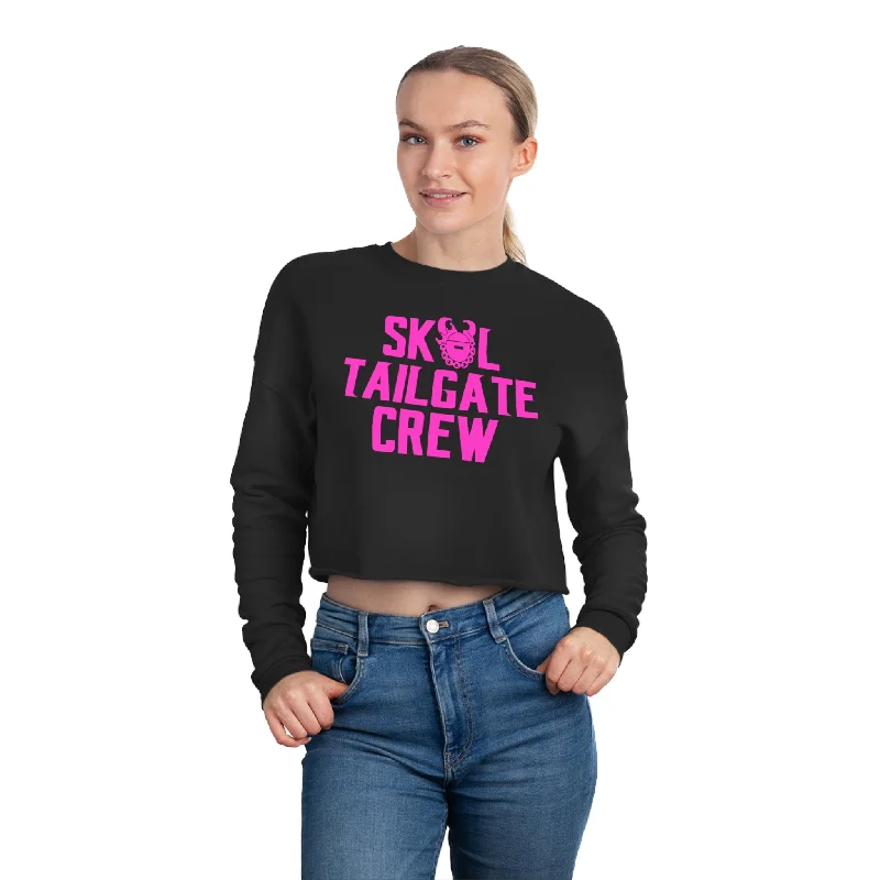 Women's Cropped Sweatshirt - Tailgate Crew