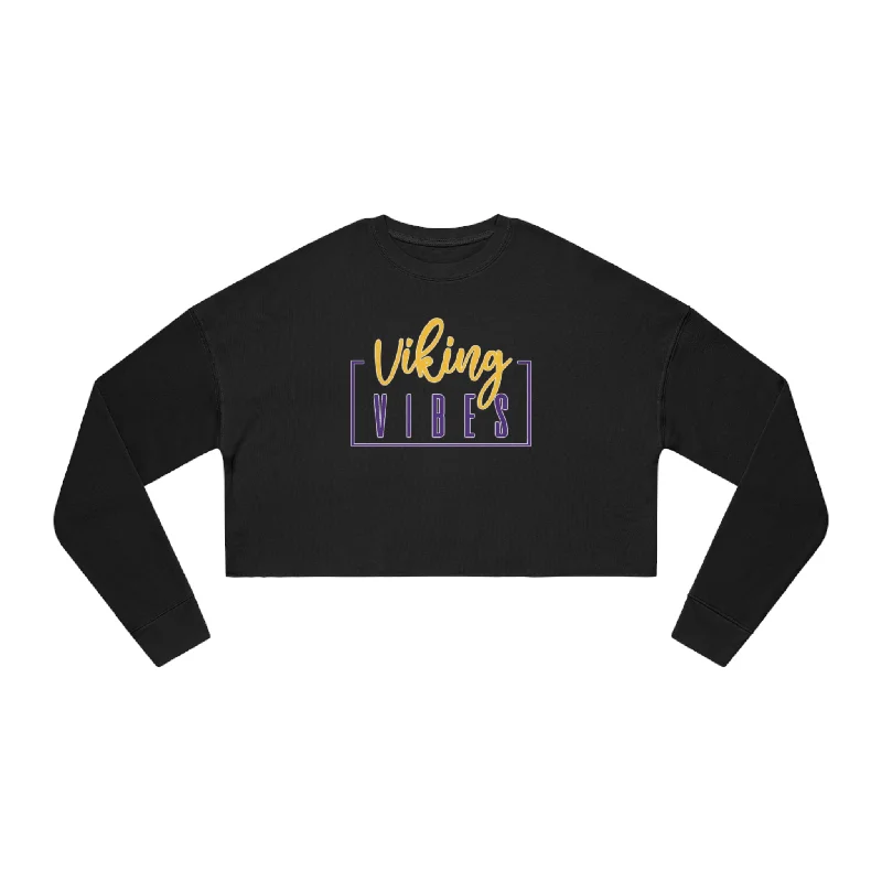 Women's Cropped Sweatshirt - Vibes