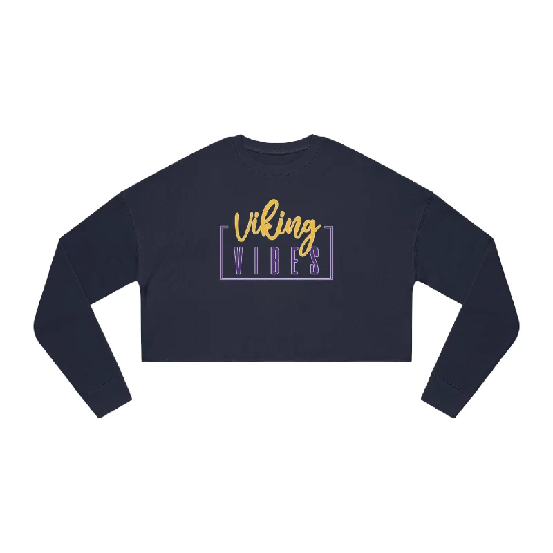 Women's Cropped Sweatshirt - Vibes